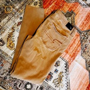 American Eagle Skinny Jegging. Sz 12 LONG. Dark khakis color. Great condition!